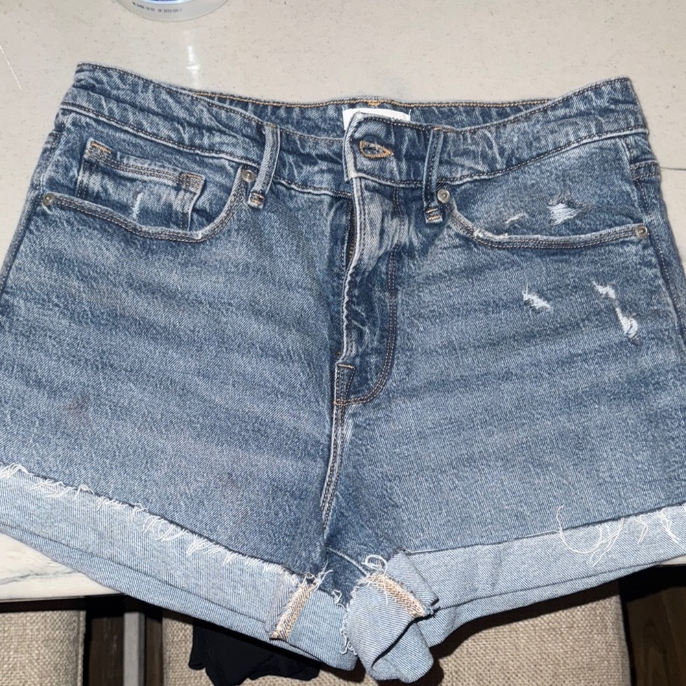 Women's Blue Denim Shorts